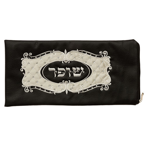 תיק מהודר לשופר דמוי עור וקטיפה 21X41 ס"מ דגם UK65782